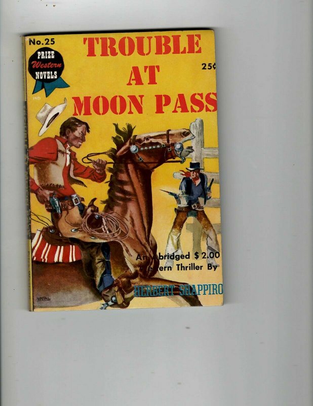 3 Books Horse Thief Trail Trouble at Moon Pass Cassidy Serves a Writ JK12