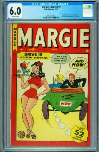 MARGIE COMICS #49 CGC 6.0 1949-GOOD GIRL ART-Last issue-Marvel-3753776007