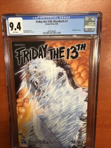 Friday The 13th: Bloodbath (2006) #3 (CGC 9.4 WP) Census 2!
