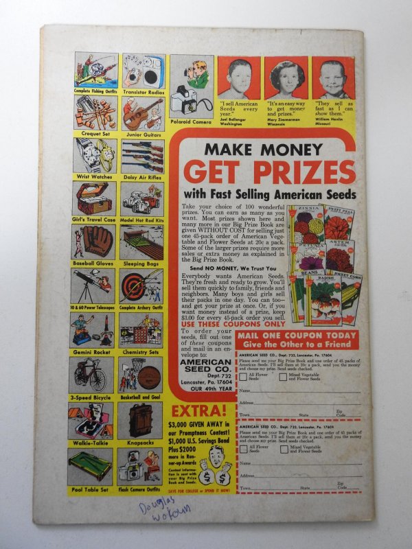 Green Lantern #52 (1967) VG+ Condition ink on bc