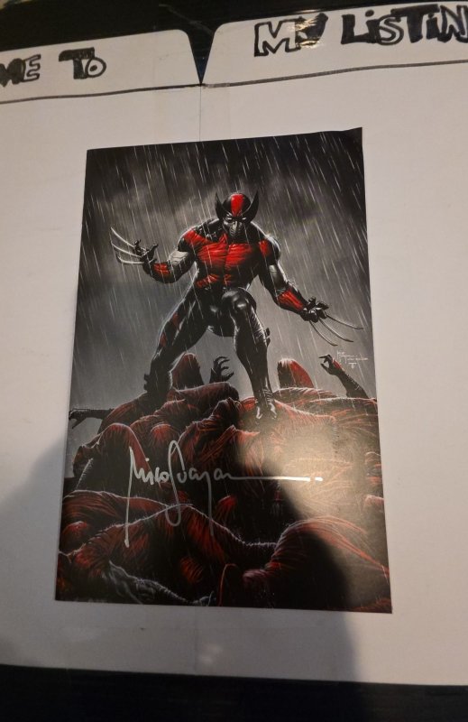 ULTIMATE WOLVERINE #1 MICO SUAYAN MEGACON EXCLUSIVE Signed  VIRGIN VARIANT LTD