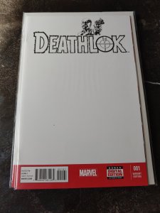 DEATHLOK #1 Blank Sketch Variant NM Marvel Comics 1st Print