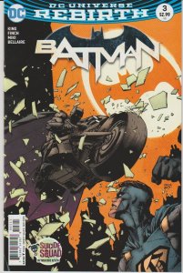 Batman Rebirth # 3 Cover A NM 2016 Series [G7]
