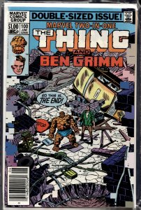 Marvel Two-in-One #100 Canadian Variant (1983) Ben Grimm