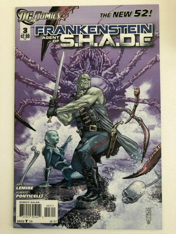 FRANKENSTEIN AGENT OF S.H.A.D.E. #3 The New 52 DC Comics 2011 NM