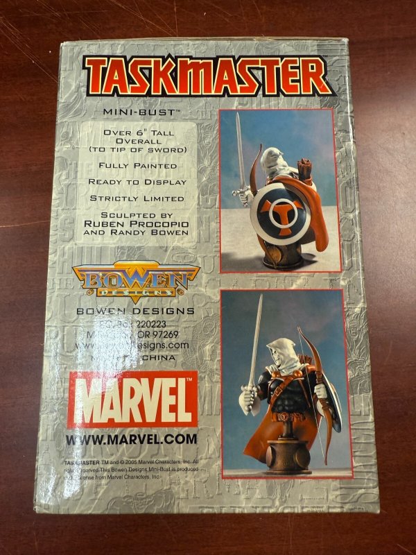 Taskmaster Marvel Mini Bust 2005 Bowen Designs Statue 6 Limited #'d TB61