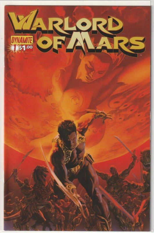 Warlord of Mars #1 Cover D Dynamite Comic NM