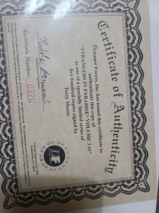 Signed Strangers In Paradise Volume 3 #1 CoA 