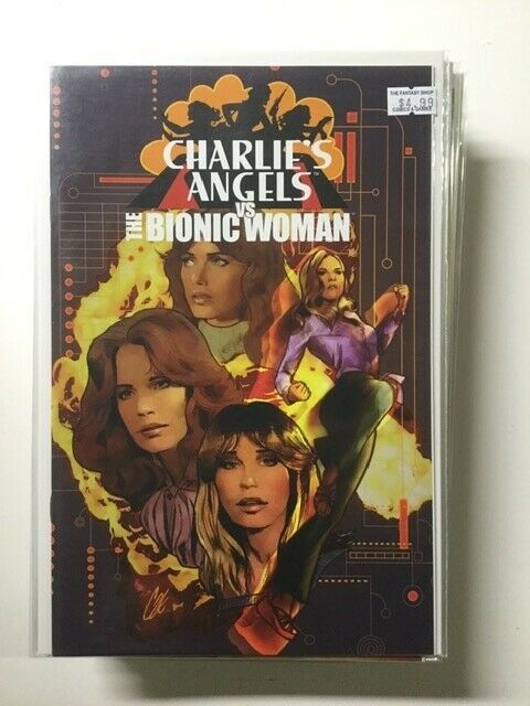 Charlies Angels Vs The Bionic Woman 1 2019 Hpa Comic Books Modern Age Dynamite 