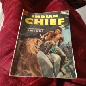 Indian Chief #12 Dell comics 1953 Golden Age western 1st appearance white eagle