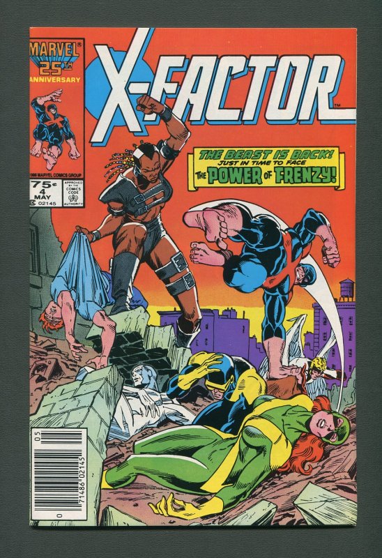 X-Factor #4  /  9.4 NM  /  Newsstand / May 1986