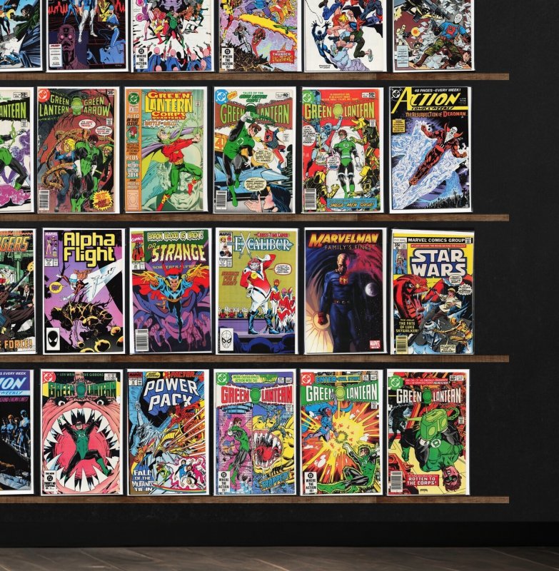 Huge Lot 140+ Comics with Power Pack, Green Lantern, The Avengers & More!
