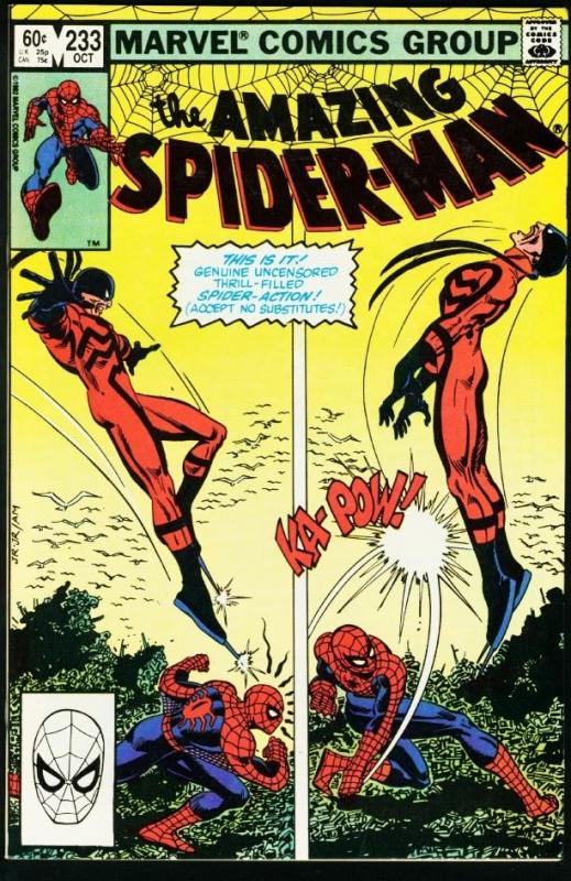 AMAZING SPIDER-MAN #233-1982-MARVEL VF