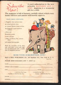 Raggedy Ann + Andy #21  1948 - Dell  -VG/FN - Comic Book