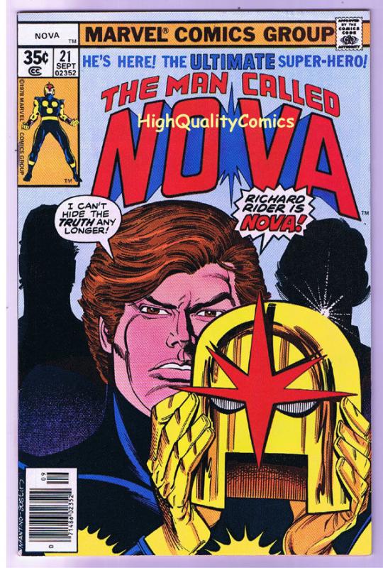 NOVA #21, VF, Secret of, Buscema, Marv Wolfman, 1976, more in store