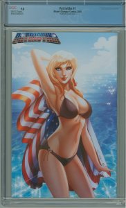 Patriotika #1 CGC 9.8! Chatzoudis Variant Cover! 30/100!