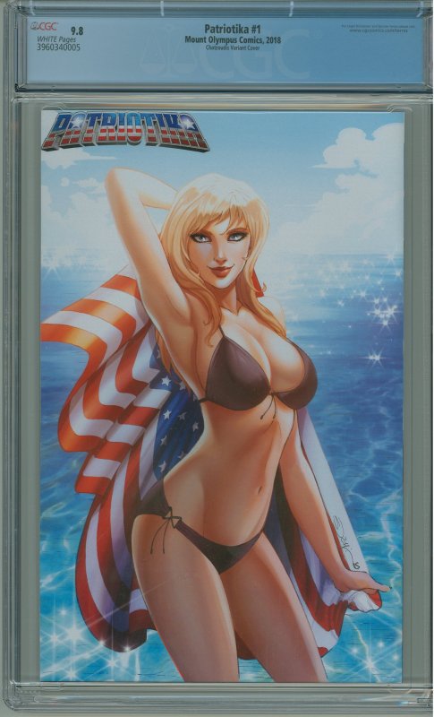 Patriotika #1 CGC 9.8! Chatzoudis Variant Cover! 30/100!