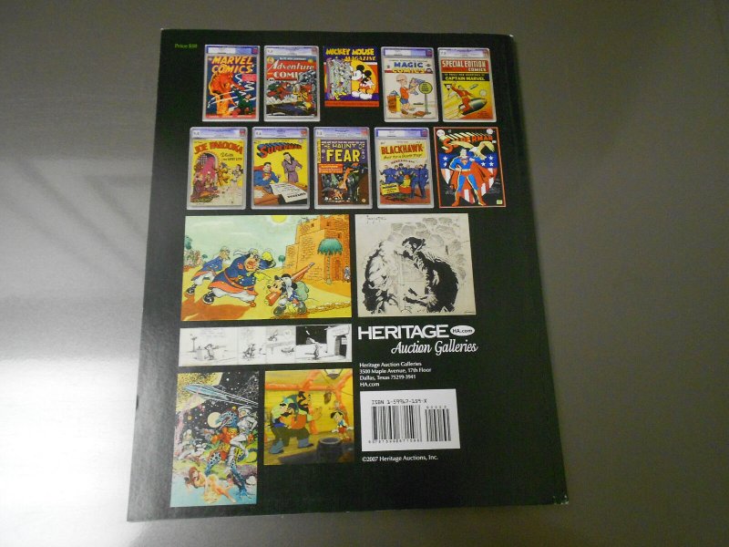 2007 HERITAGE Comics Comic Art Catalog INVADERS Geppi's Museum Collection 118 pg