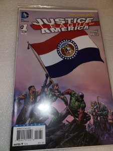 Justice League of America #1 (2013-DC) VF/NM 1mo missouri flag variant