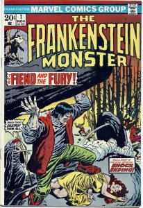 The Frankenstein Monster Lot. #'s 3, 4, 5, 6 and 7. 5 Book Lot. VF+