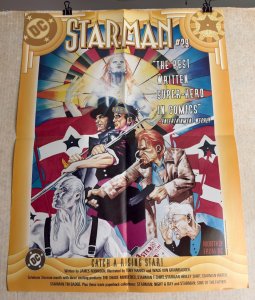 1996 STARMAN #29 17x22 PROMO Poster FVF 7.0 James Robinson & Tony Harris