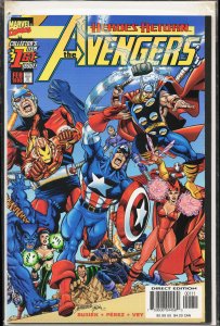 Avengers #1 Yellow Logo Direct Edition (1998) The Avengers