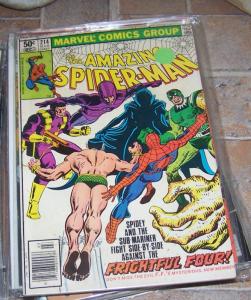 Amazing Spider-Man  # 214 MARVEL 1980 FRIGHTFUL FOUR NAMOR RARE PAROLDY XMEN 142