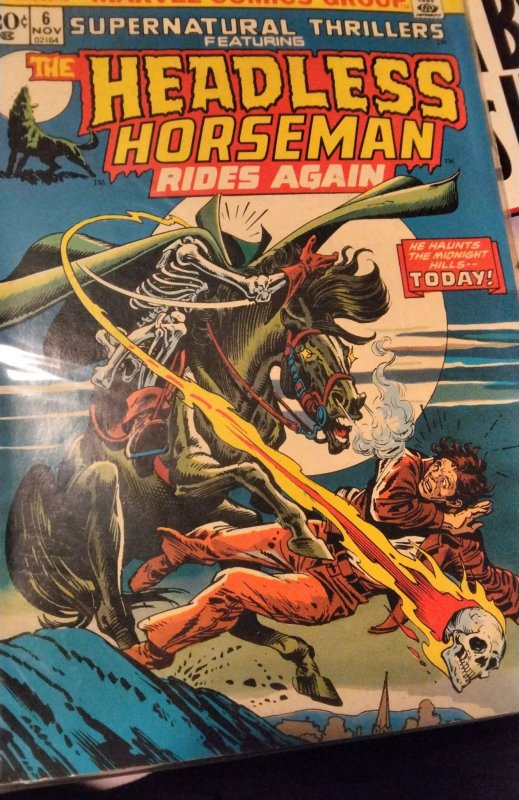 Supernatural Thrillers #6 (1973) Headless Horseman