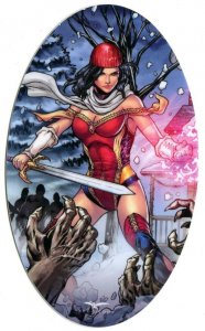 Grimm Fairy Tales 2017 Holiday Zenbox Exclusive Decal Stickers (3x5)