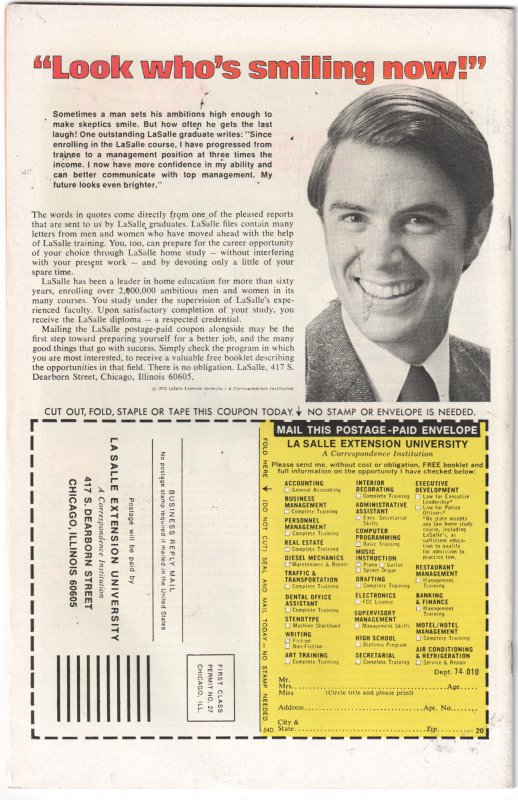 Tomb of Darkness #19 (1976)