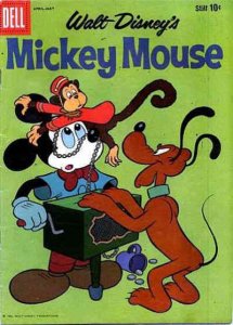 Mickey Mouse (Walt Disney's) #71 FN ; Dell | April 1960 Pluto Monkey