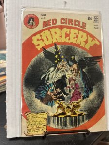 RED CIRCLE SORCERY # 7 /  FAWCETT 1974 