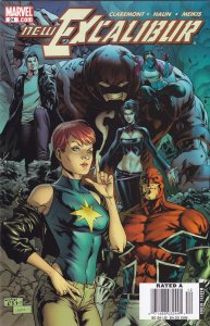 New Excalibur #24 (Newsstand) VF/NM ; Marvel | Chris Claremont Last Issue