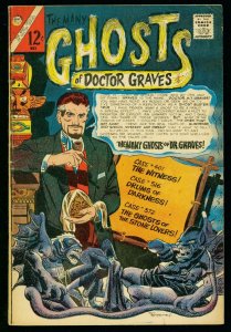 THE MANY GHOSTS OF DOCTOR GRAVES #1 1967-CHARLTON COMICS-DITKO ART- FN-