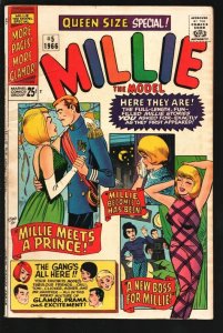 Millie The Model Queen Size Special #5 1966-Marvel-Millie Meets A Prince-Pi...