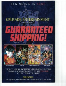 Angel Fire #1 VF/NM variant signed by William (Bill) Tucci w/COA - Crusade 1997 