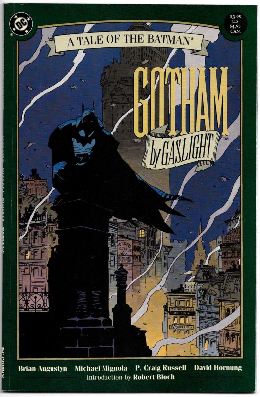 BATMAN : GOTHAM BY GASLIGHT (1989) 8.5VF+  Mike Mignola and P. Craig Russell!