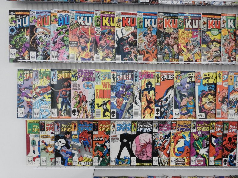 Huge Lot 190+ Comics W/ Hulk, Spider-Man, Iron Man, +More! Avg VF- Condition!