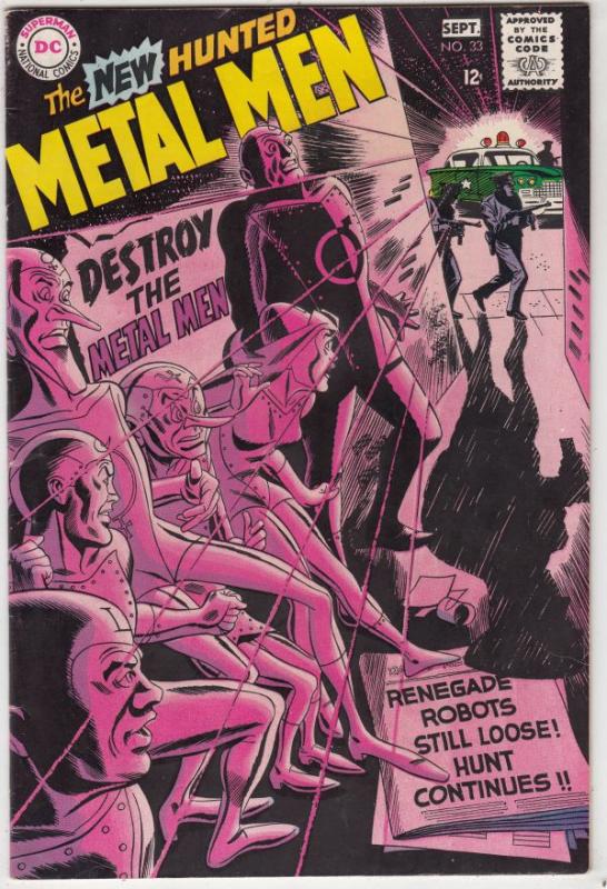 Metal Men #33 (Sep-68) VF/NM High-Grade Metal Men (Led, Tina, Tin, Gold, Merc...