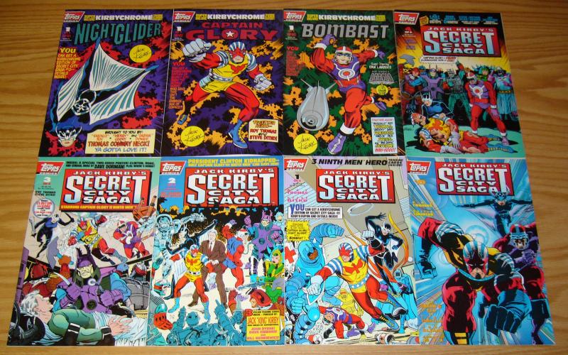 Jack Kirby's Secret City Saga #0 & 1-4 VF/NM complete series + (3) specials  set