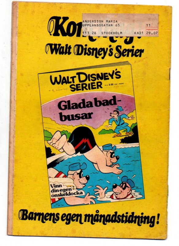 Walt Disneys Kalle Anka & C:O #31 - Swedish Language - Mickey Mouse -1975- (-VG)
