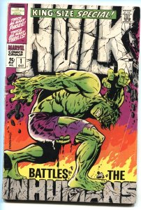 Incredible Hulk Annual #1 - 1968 - Marvel - G/VG - comic book