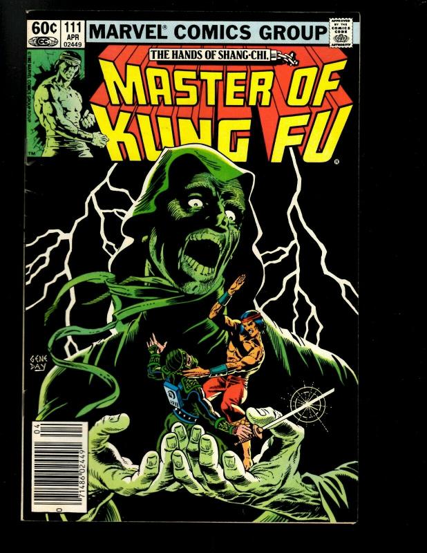 10 Master of Kung Fu Marvel Comics # 69 70 90 92 93 108 109 110 111 112 WS6