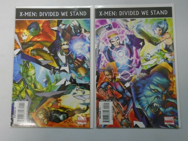 X-Men Divided We Stand set #1+2 6.0 FN (2008)