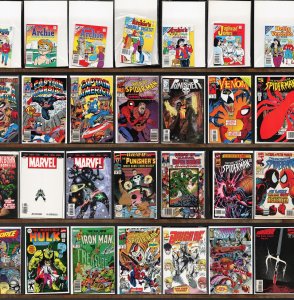 Huge Lot 130+ Comics with The Spectacular Spider-Man, Captain America & More!