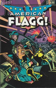 American Flagg! #6 First Comics March Mar 1984 (VF+)