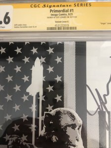 Primordial (2021) # 1 (CGC 9.6 SS) Signed Jeff Lemire* Image Comics * Sorrentino