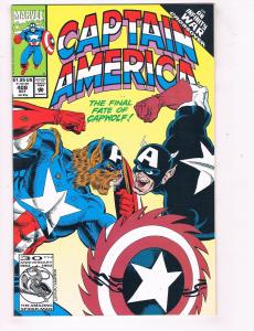 Captain America (1968 1st Series) #408 Marvel Comic Book Infinity War HH4 AD38