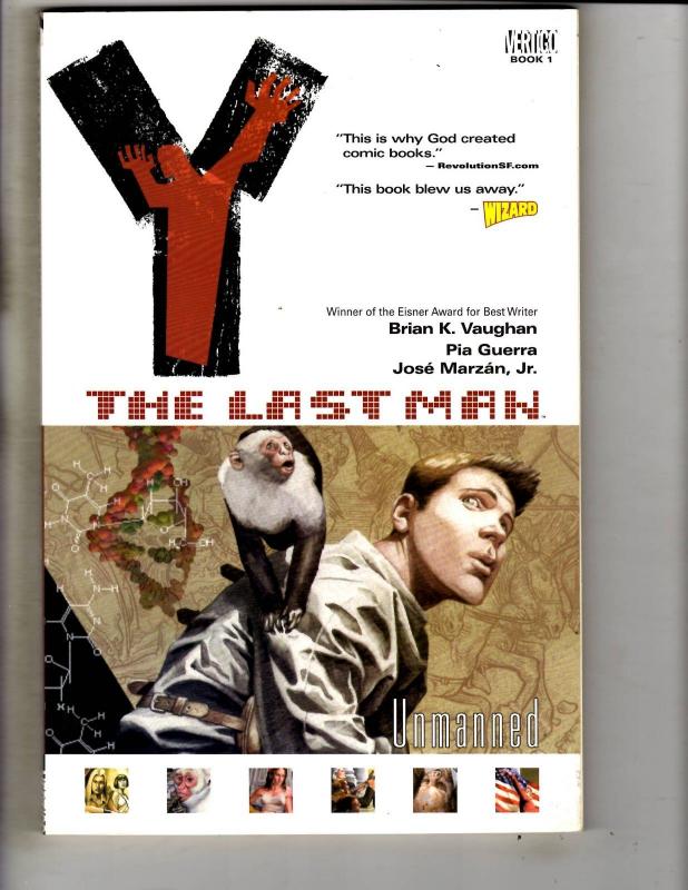 Y The Last Man Vol. # 1 DC Vertigo Comics Graphic Novel TPB Comic Book JS1