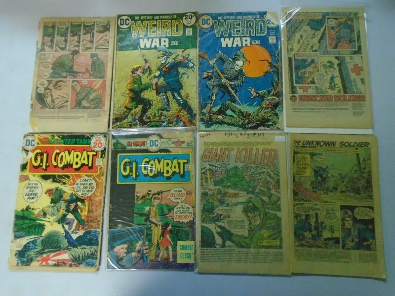 Silver + Bronze age DC War comics reader lot 47 different issues